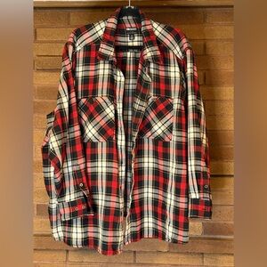 Outdoor Research Red and Black Plaid Shirt